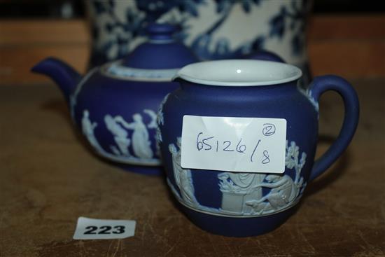 Blue Jasper two piece teaset